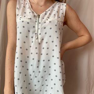 Patterned Dressy Tank-Top